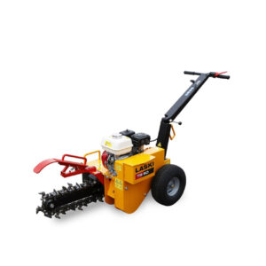 השכרת טרנצ'ר ידני דחיפה LASKI 6.5 TR 50 – חפירת תעלות צרות ומדויקות! השקיה, צנרת, כבלים. קומפקטי, קל, הדרכה מלאה – התקשרו ל-050-404-0895!