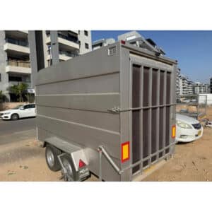 השכרת נגרר סגור 1.5 טון – 3×1.6×2.1 מטר, רמפה + דלת צד! הובלה מוגנת לתכולה, ציוד, ריהוט. רק 250 ₪ ליום – התקשרו ל-050-404-0895!