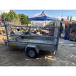 השכרת נגרר קטן 750 ק"ג – 2.5×1.5 מטר, סולמות + רמפה! הובלה קלה לריהוט, ציוד גינה, כלים. רק 150 ₪ ליום – התקשרו ל-050-404-0895!